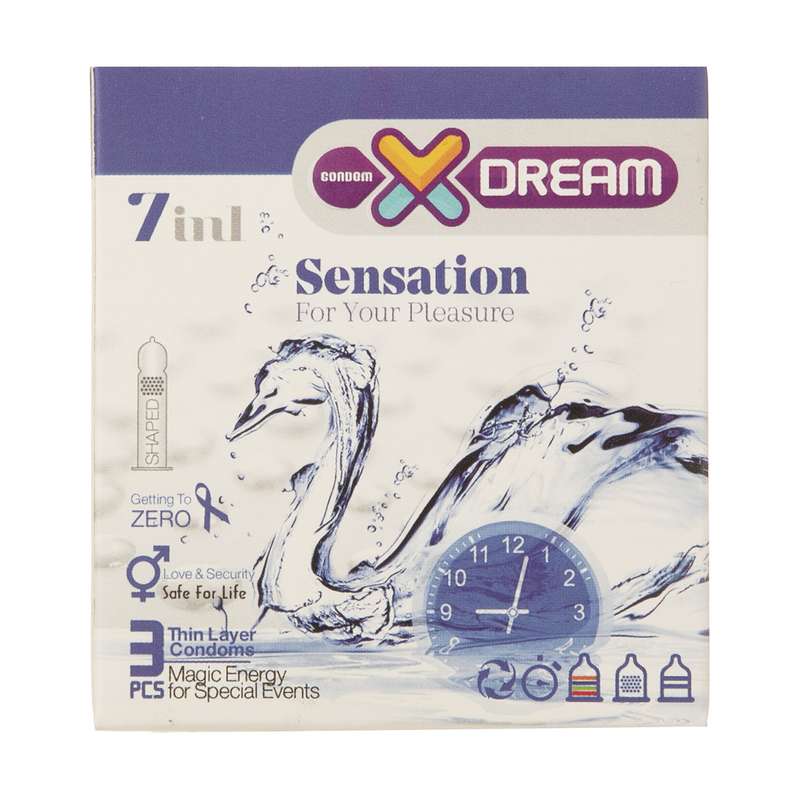 کاندوم ایکس دریم مدل Sensation بسته 3 عددی کاندوم ایکس دریم مدل Sensation بسته 3 عددی