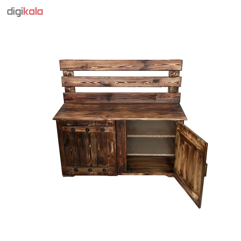 جاکفشی چوبر طرح نیمکت کد 009