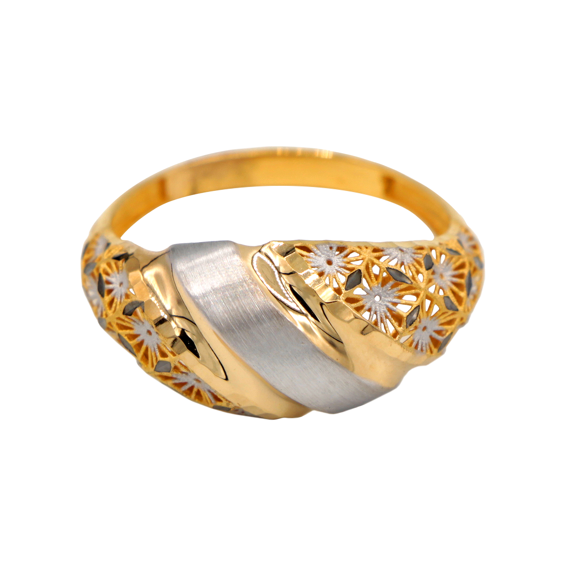 انگشتر طلا 18 عیار زنانه دارینا کد 0611.1.02.7008