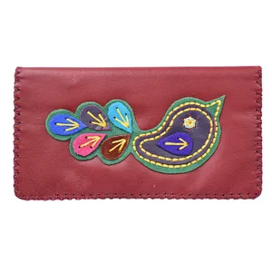 کیف پول چرمی طرح گنجشکک اشی مشی کد 3