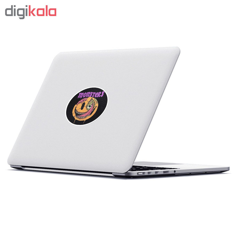 استیکر لپ تاپ ماسا دیزاین طرح Smile مدل STK598
