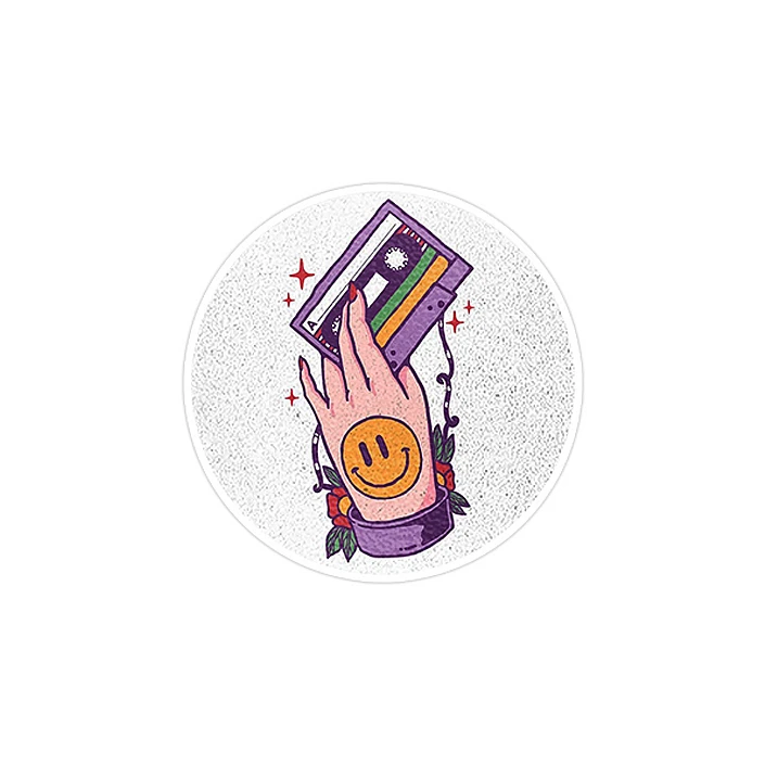 استیکر لپ تاپ ماسا دیزاین طرح دست مدل STK602