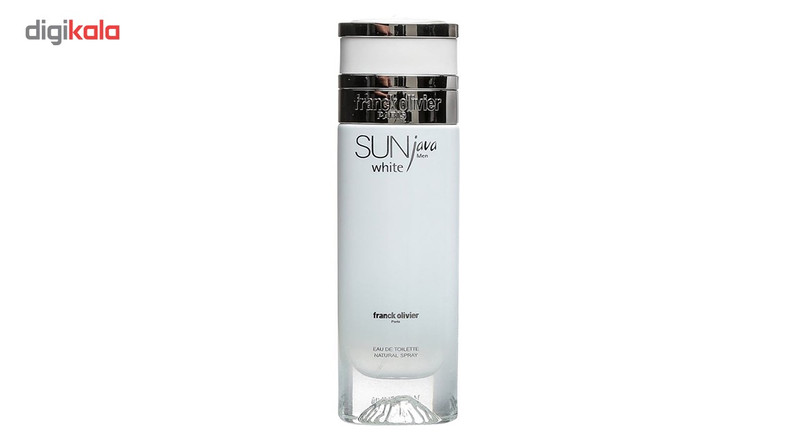 ادوتویلت مردانه فرانک اولیور مدل Sun Java Whiteحجم 75ml