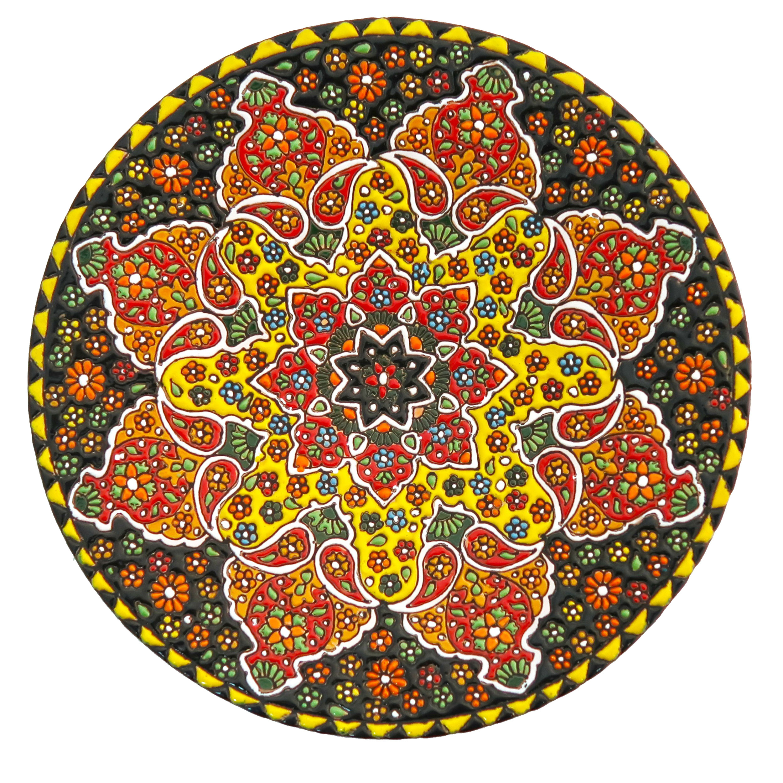 بشقاب میناکاری مدل Plt-C-BB13-25