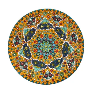 بشقاب میناکاری مدل Plt-C-Or17-25