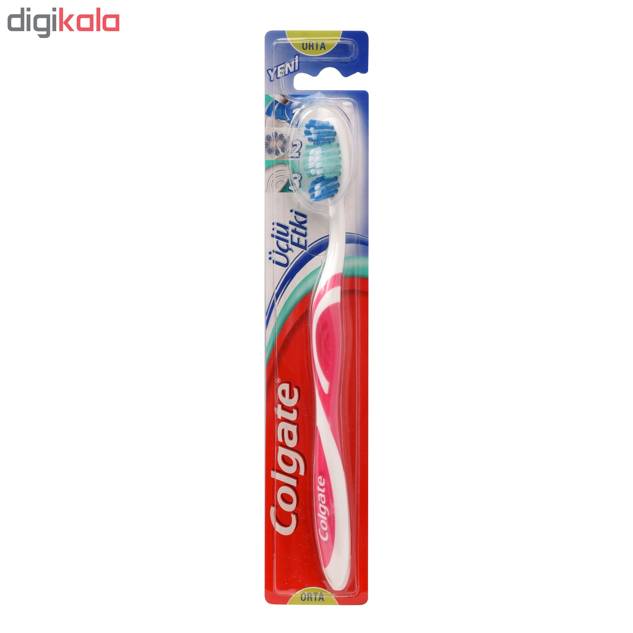 مسواک کلگیت مدل UCLU ETKI با برس متوسط