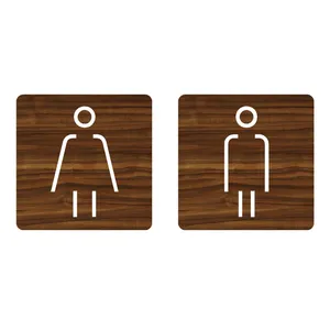 تابلو راهنما دکوما طرح سرویس بهداشتی مدل SI101 مجموعه 2 عددی