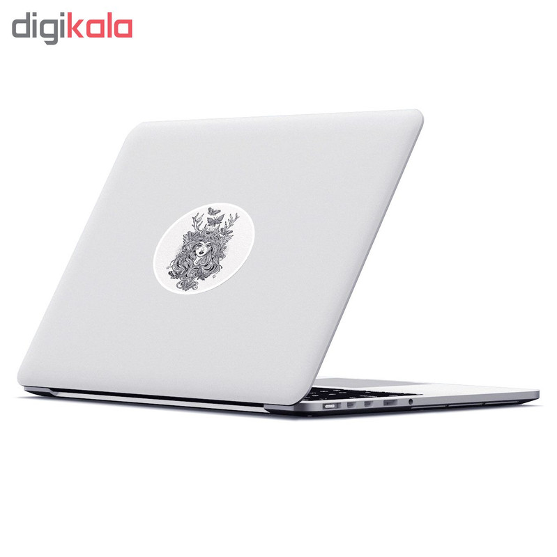 استیکر لپ تاپ ماسا دیزاین طرح دختر مدل STK617