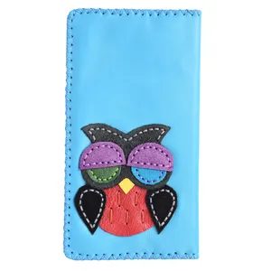  کیف پول چرمی طرح جغد کد 1