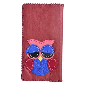 کیف پول چرمی طرح جغد کد 2