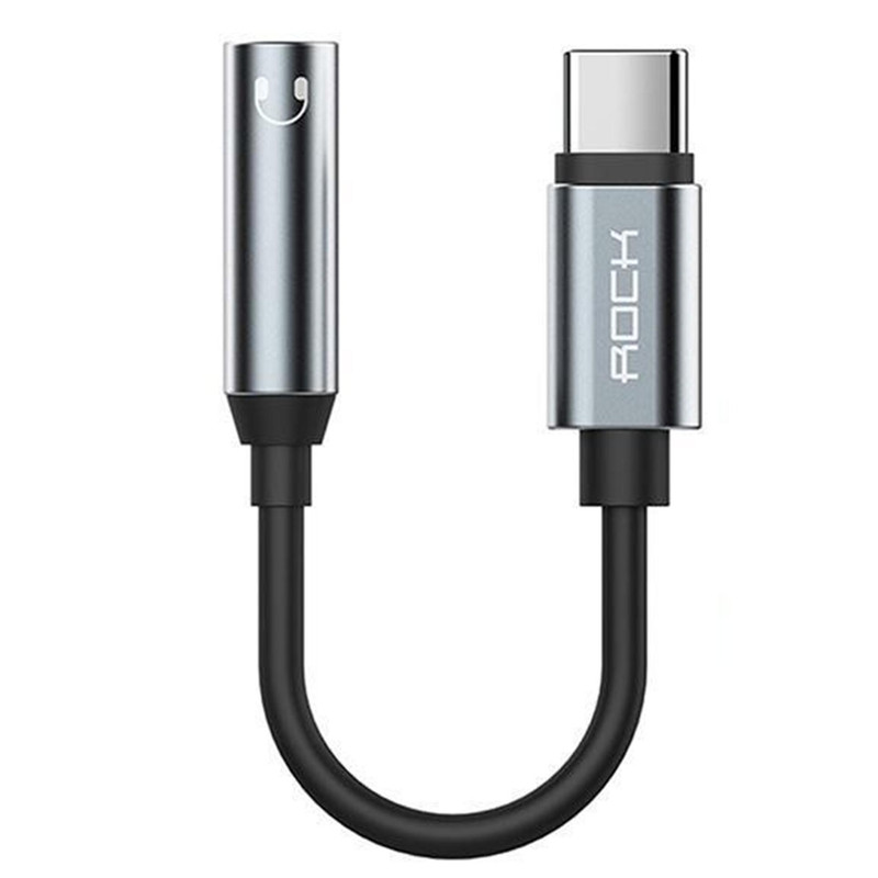 مبدل USB-C به جک 3.5 میلی متری راک مدل RCB0666