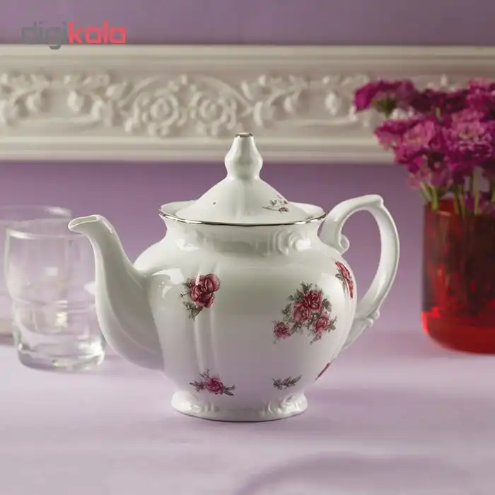 قوری چینی زرین ایران مدل aran-4tark-s درجه عالی