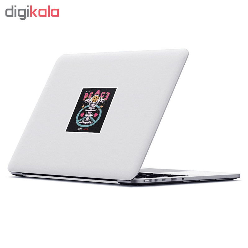 استیکر لپ تاپ ماسا دیزاین طرح peace مدل STK632