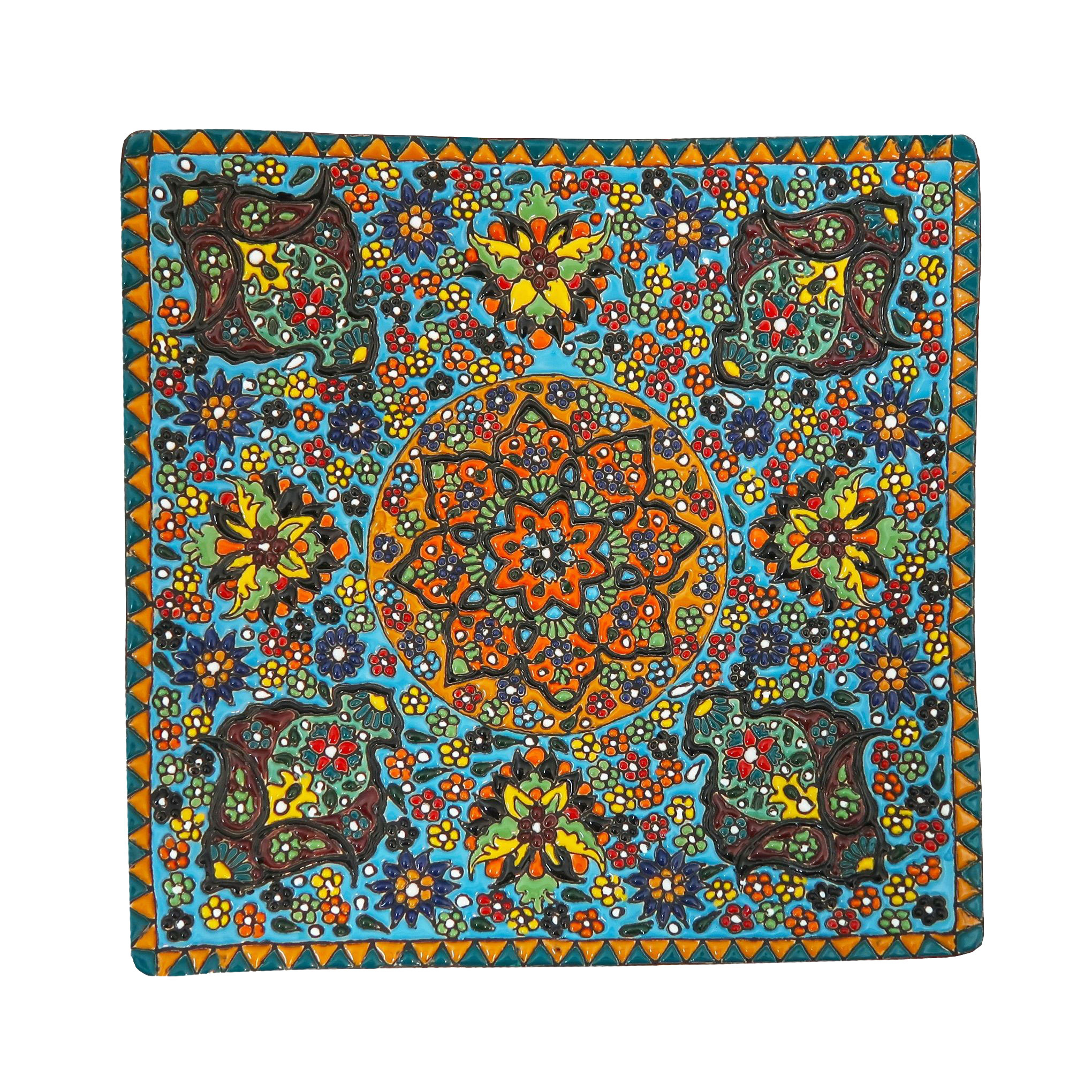 بشقاب میناکاری مدل Plt-s-LB02-25