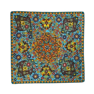 بشقاب میناکاری مدل Plt-s-LB02-25