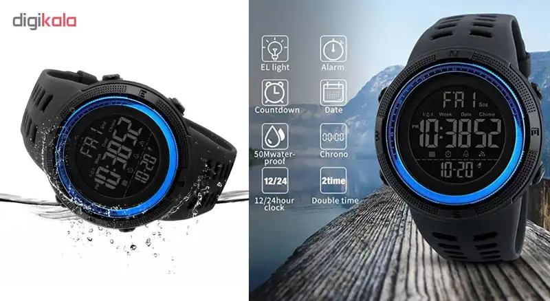 ساعت مچی دیجیتال اسکمی مدل A-1251