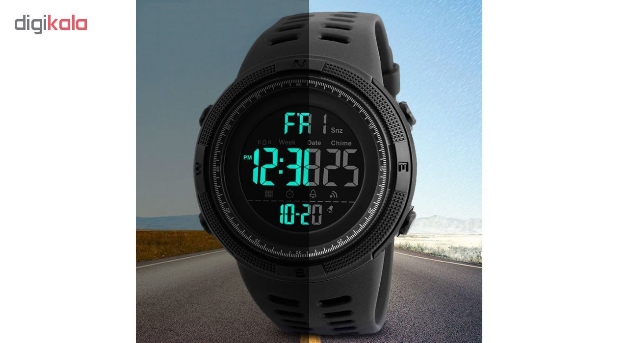 ساعت مچی دیجیتال اسکمی مدل A-1251 -  - 3