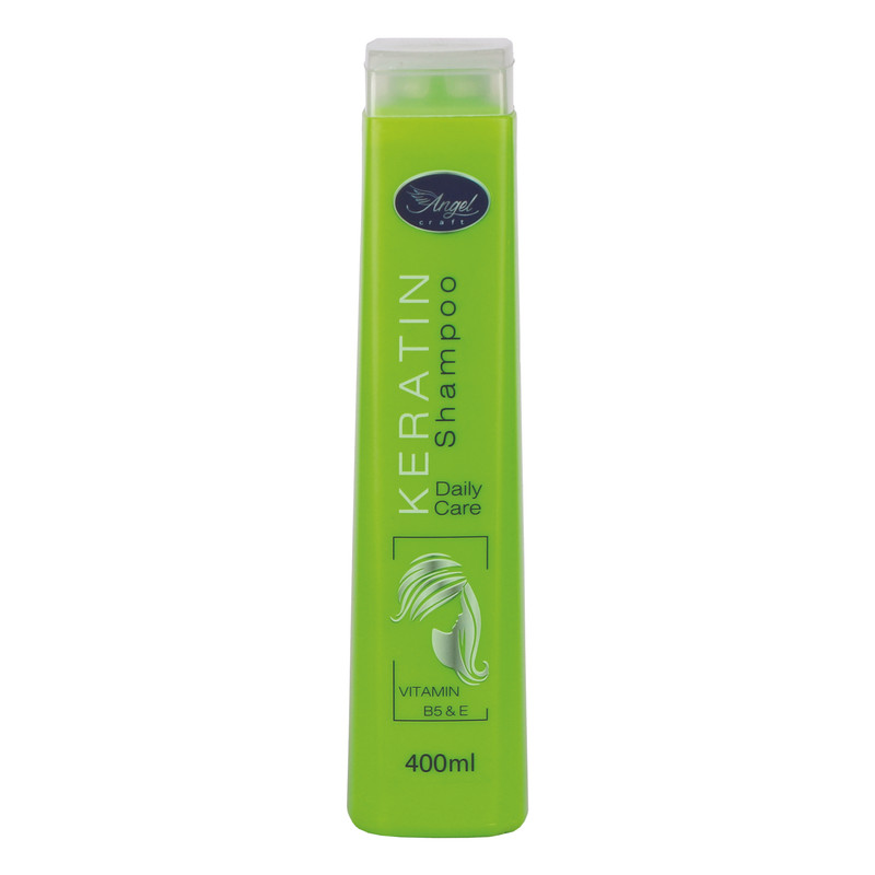 شامپو مو انجل کرفت مدل KERATIN حجم 400 میلی لیتر