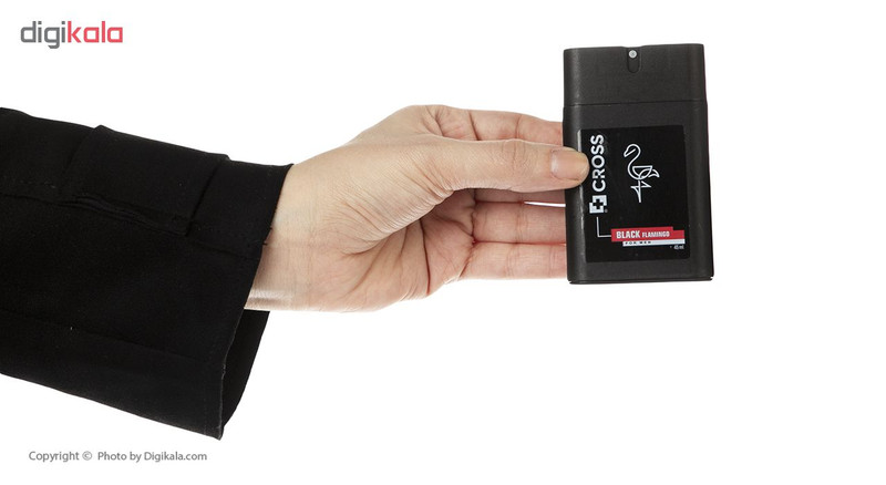 عطر جیبی مردانه کراس مدل Black Flamingo حجم 45 میلی لیتر