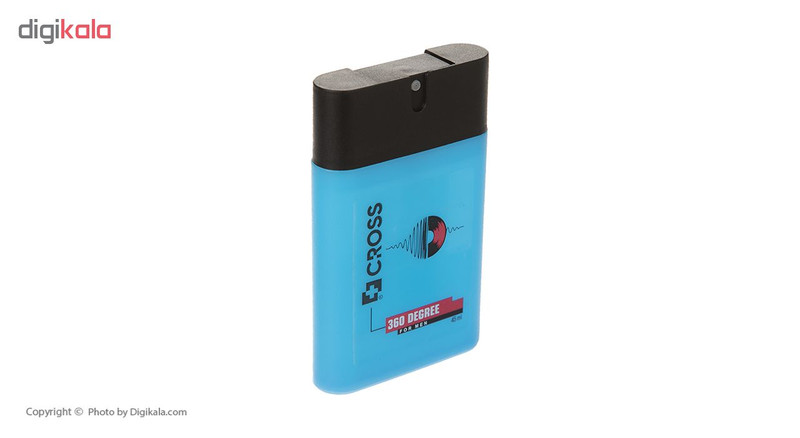 عطر جیبی مردانه کراس مدل Degree 360 حجم 45 میلی لیتر