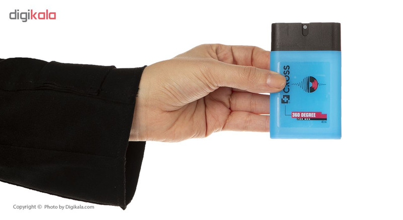 عطر جیبی مردانه کراس مدل Degree 360 حجم 45 میلی لیتر