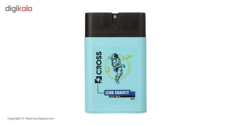 عطر جیبی مردانه کراس مدل Zero Graviti حجم 45 میلی لیتر
