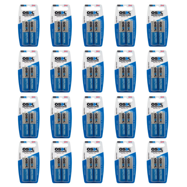 باتری قلمی اوسل مدل Super Power بسته 40 عددی