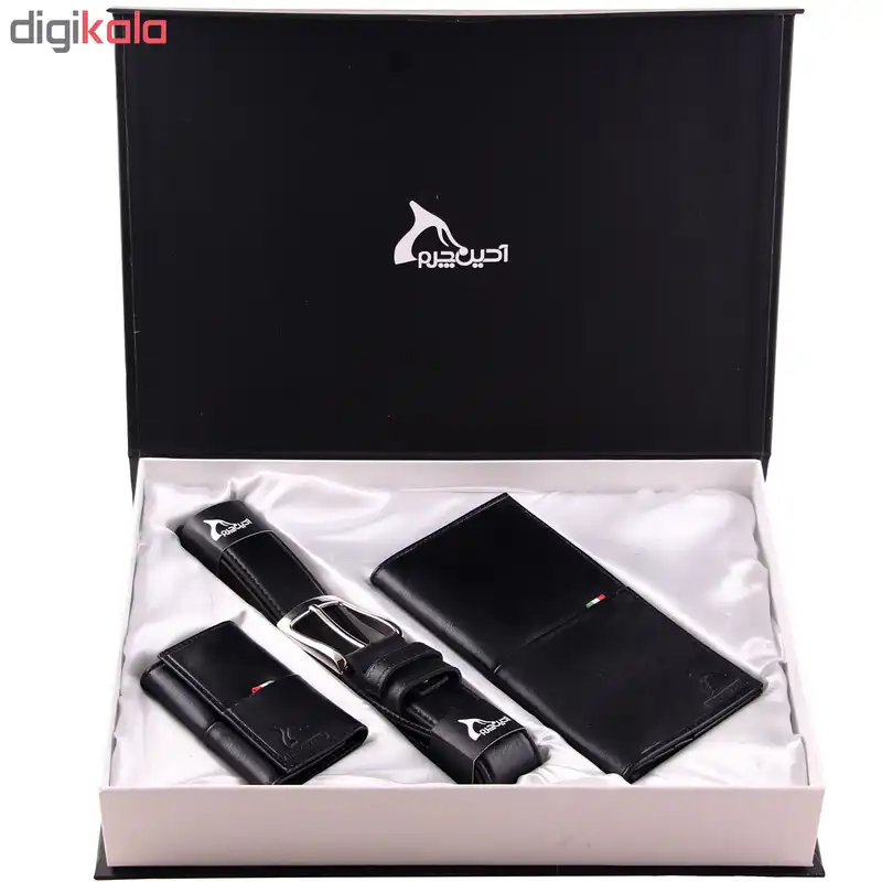 ست هدیه مردانه چرم بارز کد DS55.h.b