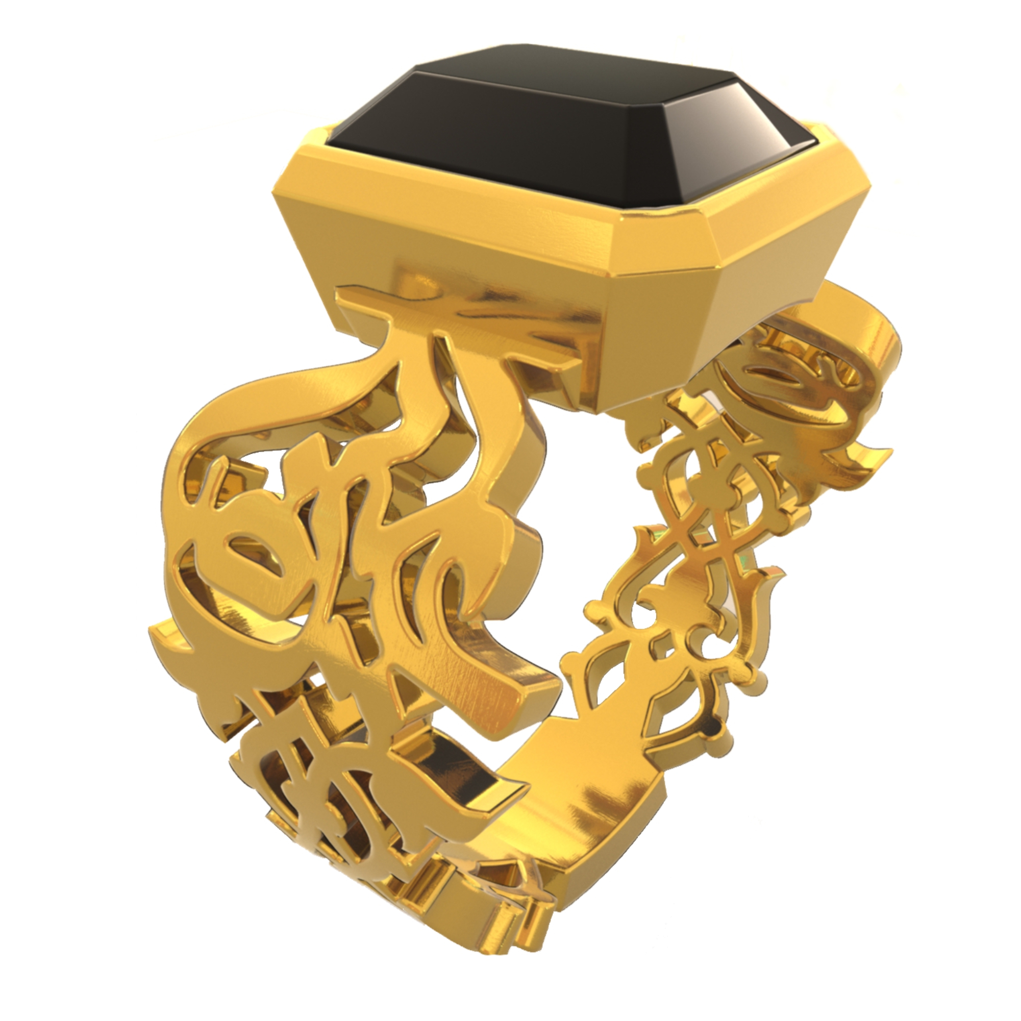 انگشتر نقره زنانه طرح علیرضا کد NR002