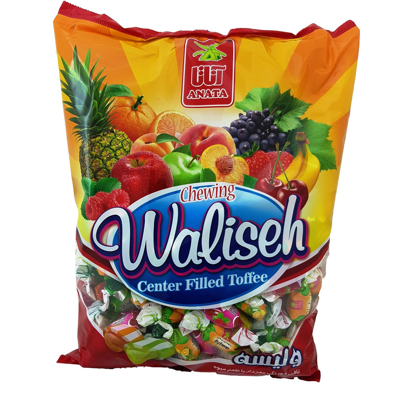 تافی ولیسه مغزدار آناتا مقدار 960 گرم