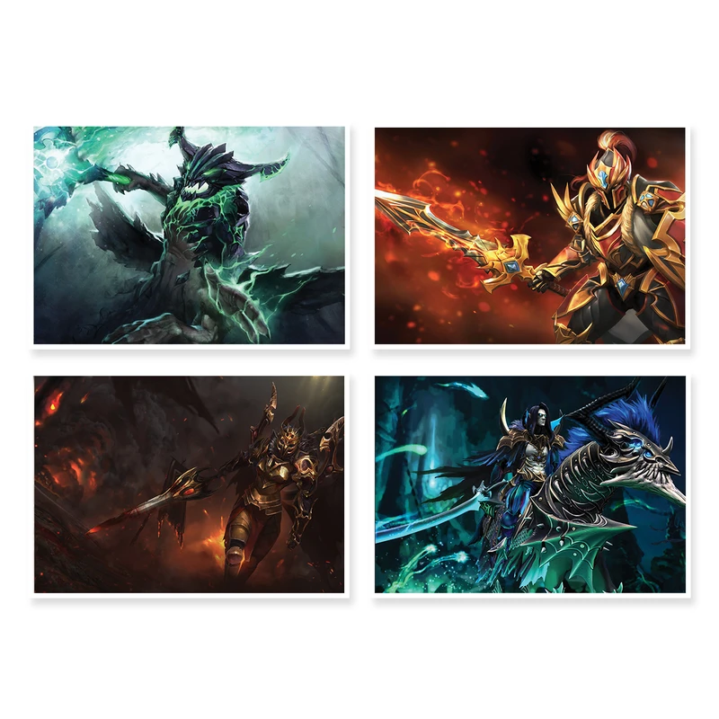 پوستر طرح DOTA 2 کد A-1414 مجموعه 4 عددی