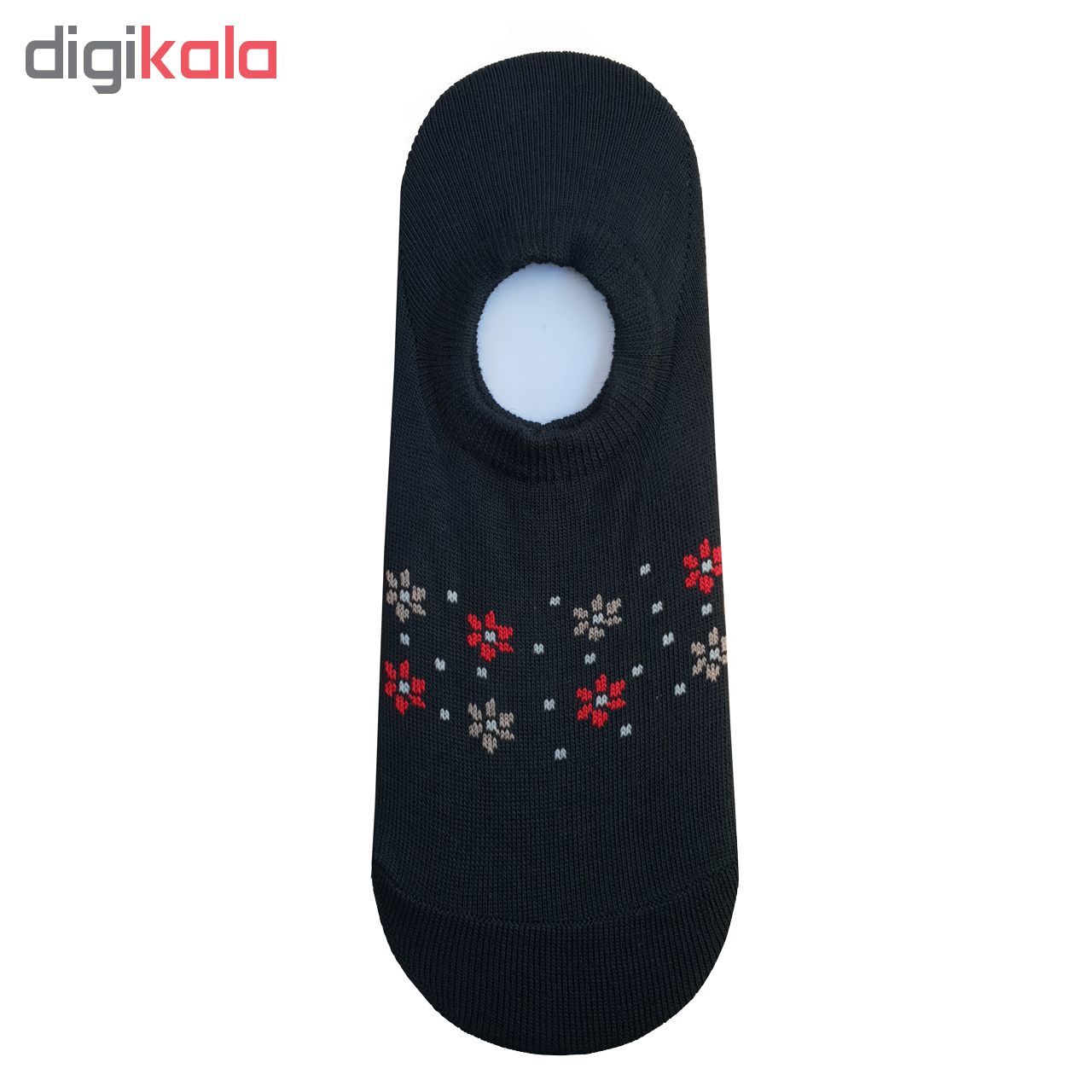 جوراب زنانه طرح گل مجموعه 4 عددی - - 11