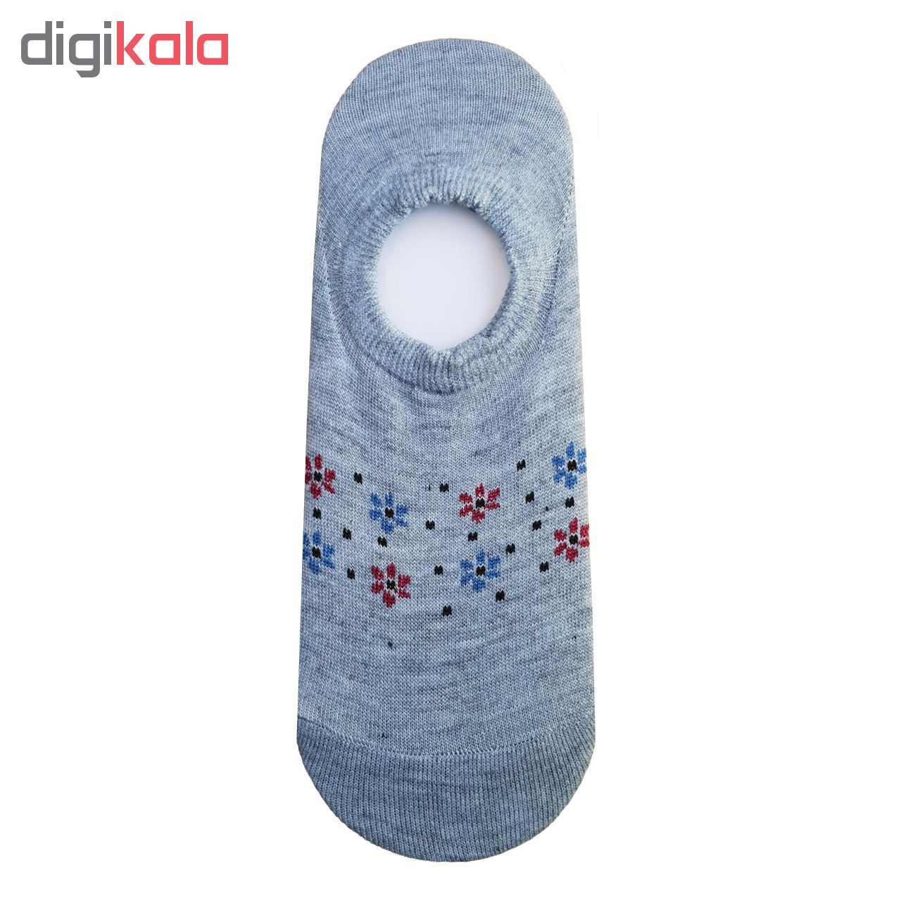 جوراب زنانه طرح گل مجموعه 4 عددی - - 12