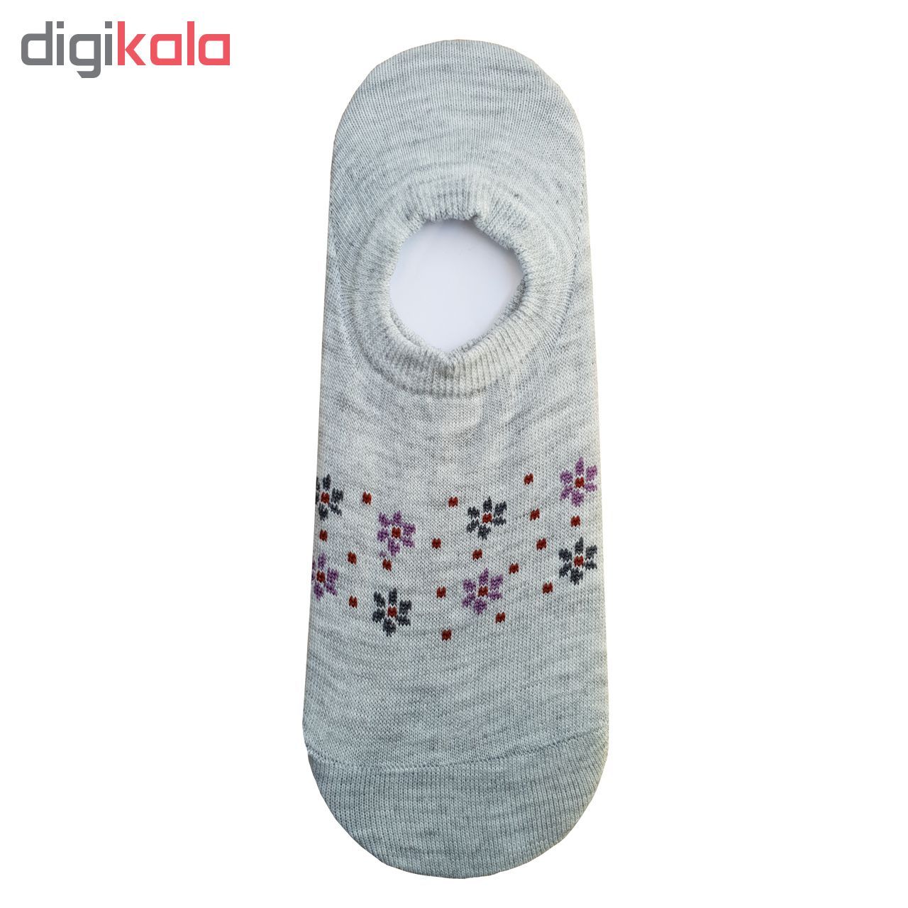 جوراب زنانه طرح گل مجموعه 4 عددی - - 14