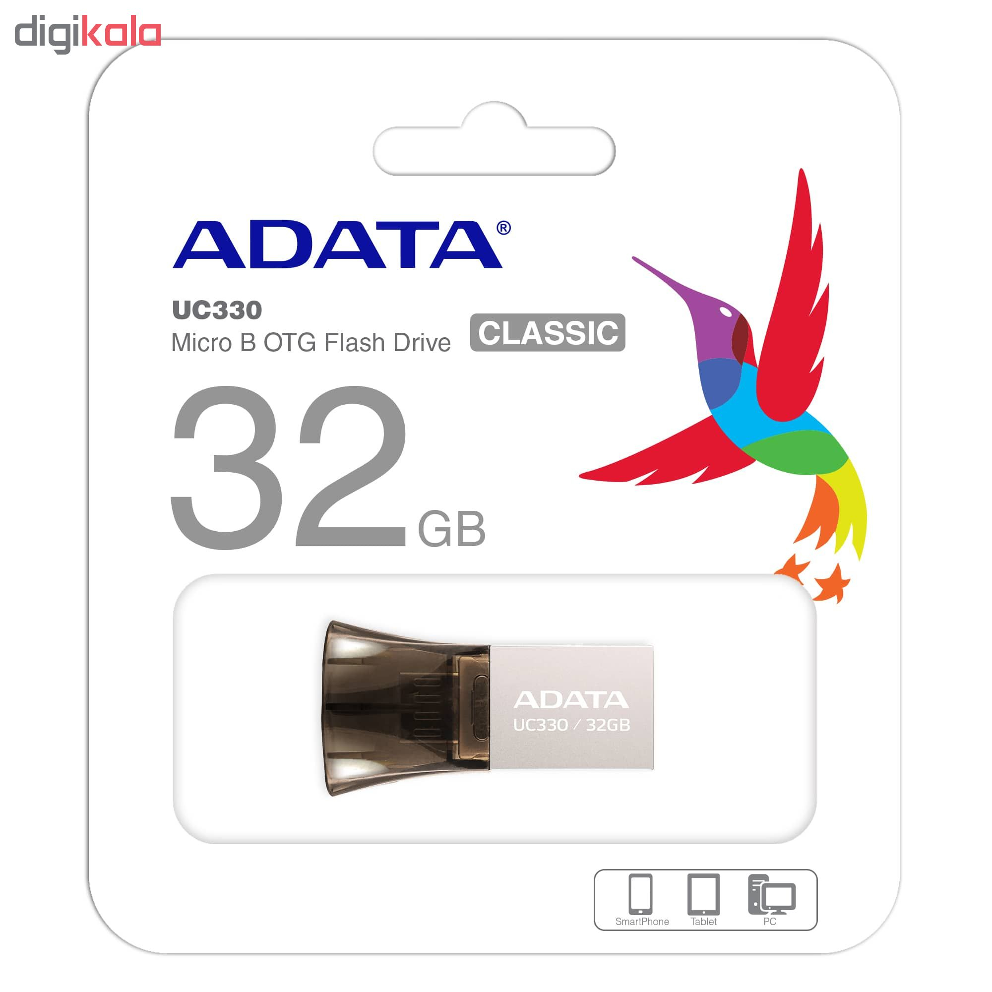 فلش مموری ای دیتا مدل UC330 ظرفیت 32 گیگابایت 