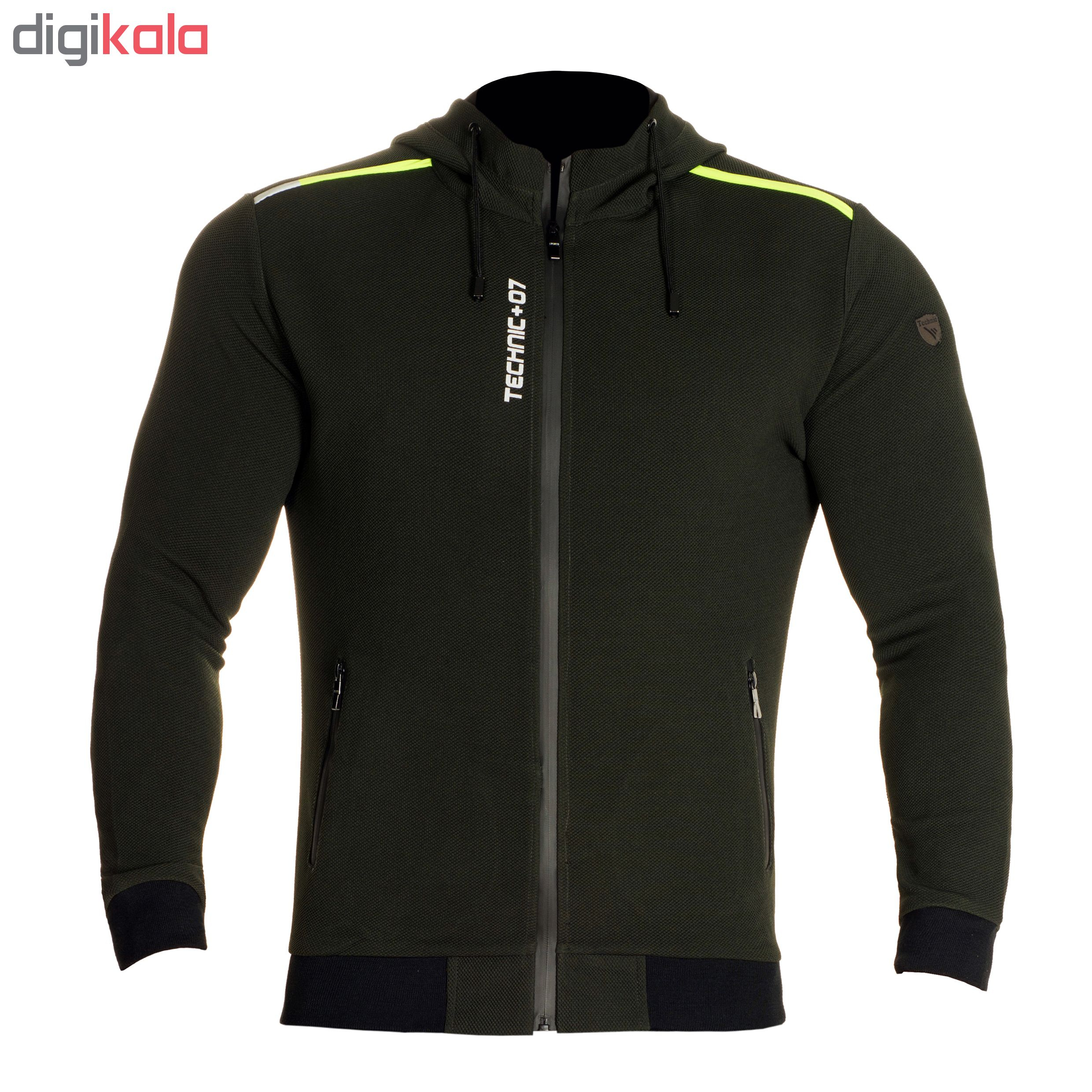 ست گرمکن و شلوار ورزشی مردانه تکنیک اسپرت کد GK-SH-121-126-KA