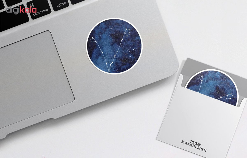 استیکر لپ تاپ ماسا دیزاین طرح ماه تولد اسفند مدل STK650
