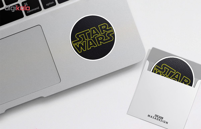 استیکر لپ تاپ ماسا دیزاین طرح Star Wars مدل STK653