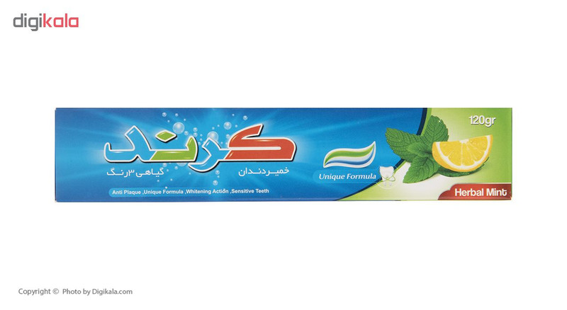خمیر دندان کرند مدل Lemon حجم 120 میلی لیتر خمیر دندان کرند مدل Lemon حجم 120 میلی لیتر