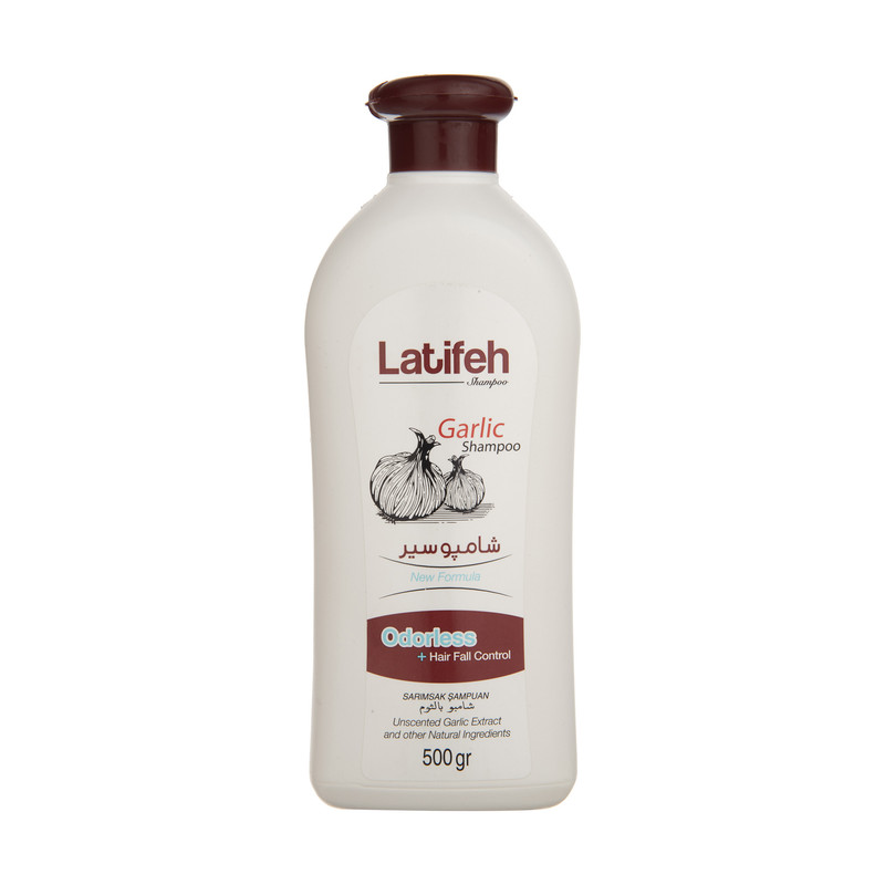 شامپو سیر مو لطیفه مدل Odorless مقدار 500 گرم