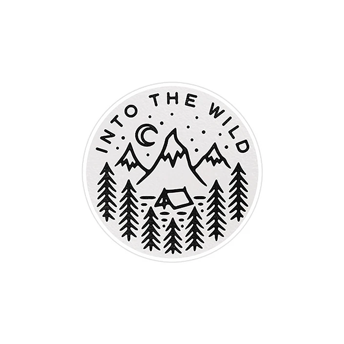استیکر لپ تاپ ماسا دیزاین طرح into the wild مدل STK667