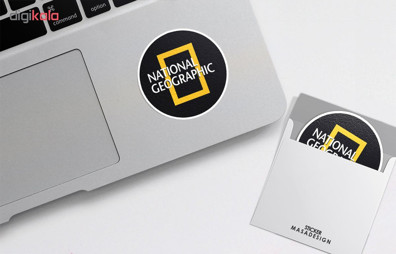 استیکر لپ تاپ ماسا دیزاین طرح National Geographic مدل STK674