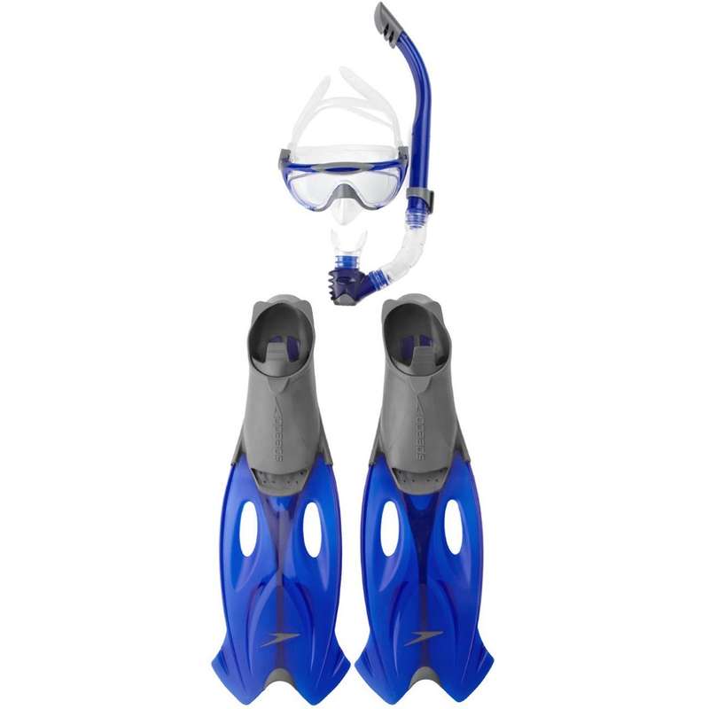 مجموعه عینک غواصی، اسنورکل و فین اسپیدو مدل Glide سایز 45-46