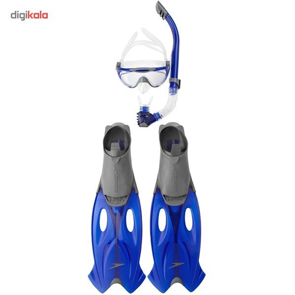 مجموعه عینک غواصی، اسنورکل و فین اسپیدو مدل Glide سایز 45-46