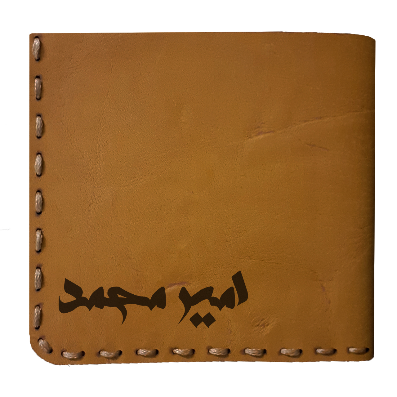 کیف پول مردانه طرح اسم مدل SM10