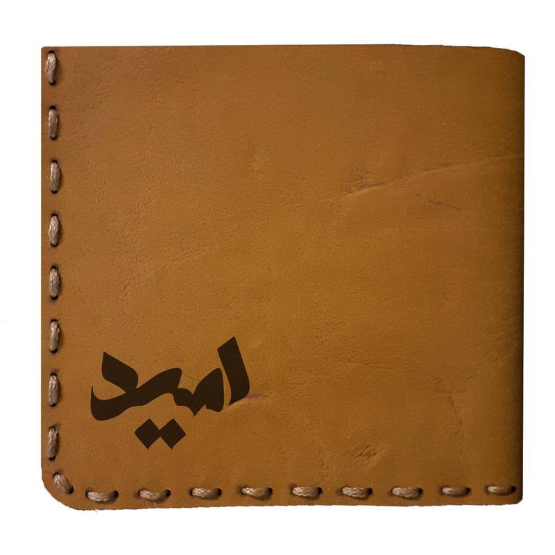 کیف پول مردانه طرح اسم مدل SM29
