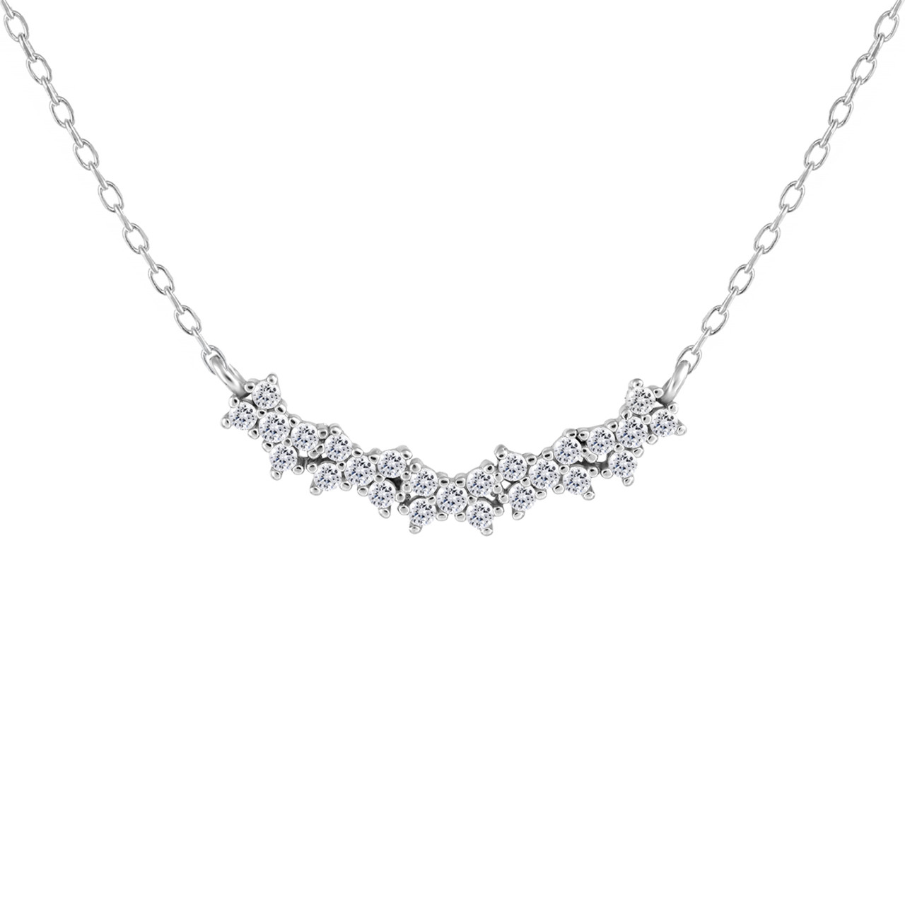 گردنبند نقره زنانه اقلیمه کد GN389