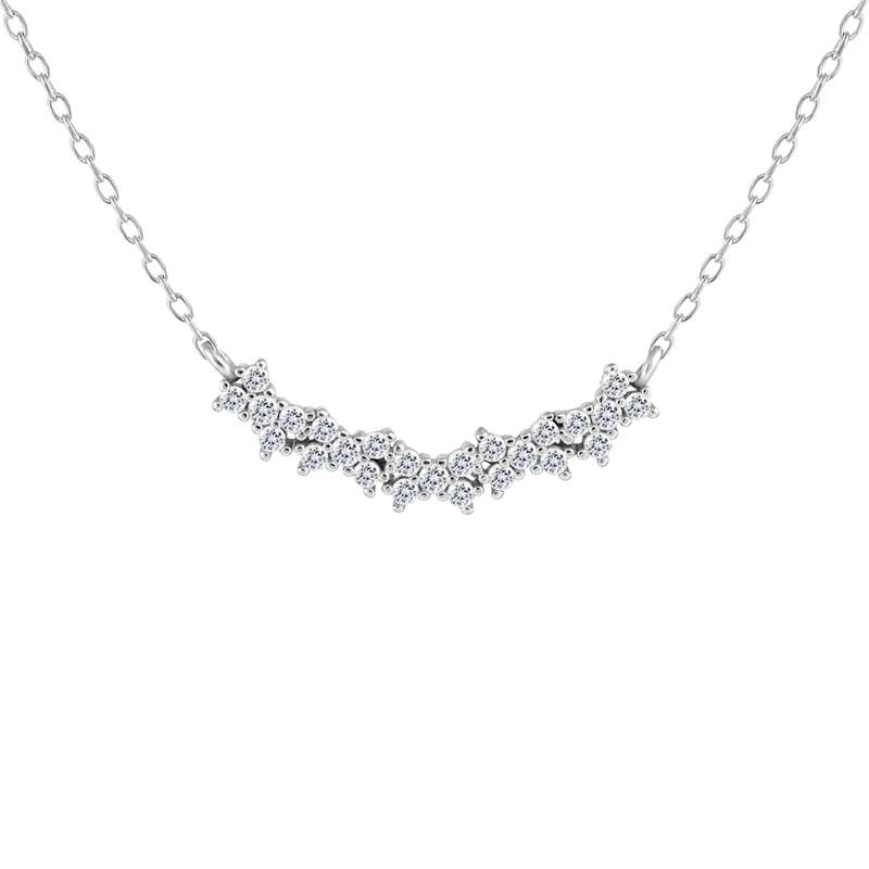 گردنبند نقره زنانه اقلیمه کد GN389