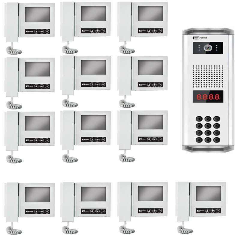 درب بازکن تصویری تک نما مدل D43-13V مجموعه 14 عددی