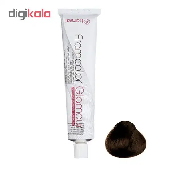 رنگ مو فرامسی مدل glamour شماره 4.64 حجم 100 میلی لیتر رنگ شکلاتی بسیار تیره
